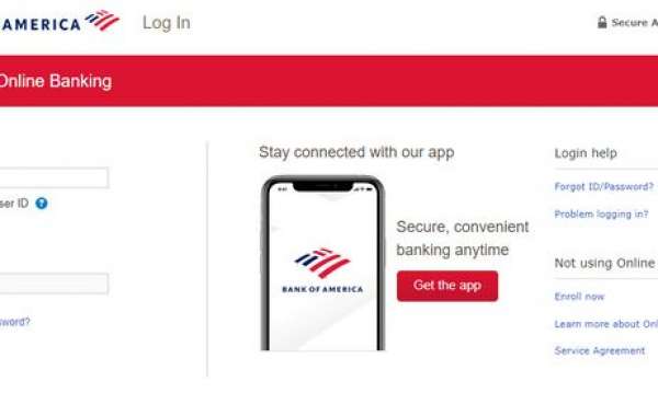 Online banking experience of Bank of America